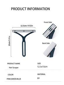 1入組素色寵物毛刷適用於貓和小狗 - 粉色 - 查看 2