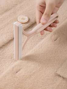 1入組素色寵物毛刷適用於貓和小狗 - 粉色 - 查看 4