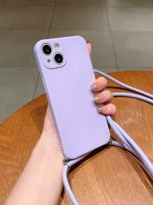 可調式斜背手機殼帶掛繩，相容全覆蓋 Iphone 15 Pro Max 手機殼 - 彩色 - 查看 4