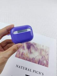 Vỏ trơn tương thích với AirPods - Màu tím - Xem 4