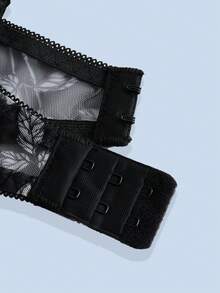 LOLITAGraphics In Đầu lâu Lưới Vòng thép Bộ đồ lót - Nhiều màu - Xem 3