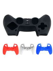 Silicone mềm Lớp bảo vệ Với Mồ hôi & Bụi bặm Sức chống cự , Không trượt Nắm chặt , Tương thích với PS5 Không dây Bộ điều khiển - màu đen - Xem 4