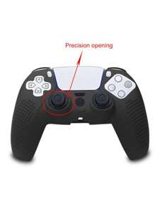 Silicone mềm Lớp bảo vệ Với Mồ hôi & Bụi bặm Sức chống cự , Không trượt Nắm chặt , Tương thích với PS5 Không dây Bộ điều khiển - màu đen - Xem 7