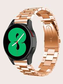 1 件玫瑰金 3 珠不锈钢智能手表表带，适合 Galaxy Watch 7/6/5/4 40mm/44mm、Galaxy6 Classic 43mm/47mm、Galaxy4 Classic 42mm/46mm - 玫瑰金 - 查看 1