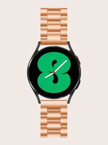 1 件玫瑰金 3 珠不锈钢智能手表表带，适合 Galaxy Watch 7/6/5/4 40mm/44mm、Galaxy6 Classic 43mm/47mm、Galaxy4 Classic 42mm/46mm - 玫瑰金 - 查看 3