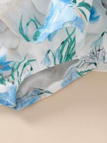 Bodysuits Em bé Dải chun Hoa - Nhiều màu - Xem 5