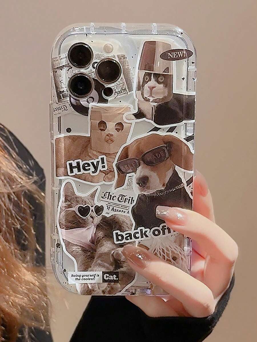 Vỏ điện thoại in hình chó - Nhiều màu - Xem 1