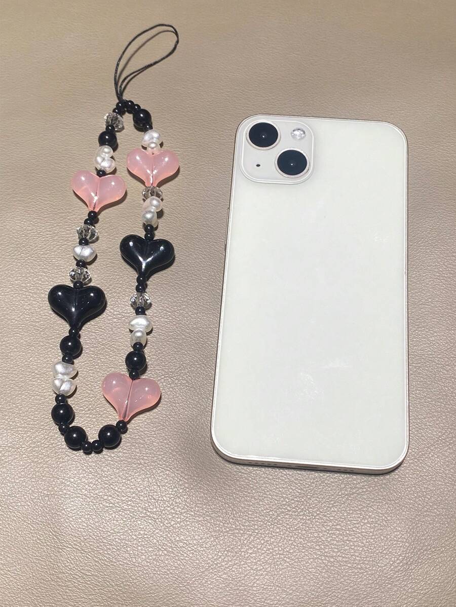 Dây buộc điện thoại di động - Màu be - Xem 1