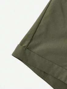 SHEIN Essnce 2 sztuki damskiego topu halter i szortów tkanych