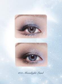 Flower Knows 眼影盤,月光美人魚圖案五色首飾類眼影盤05月光土地眼妝託盤 - 05 月光國 - 查看 6