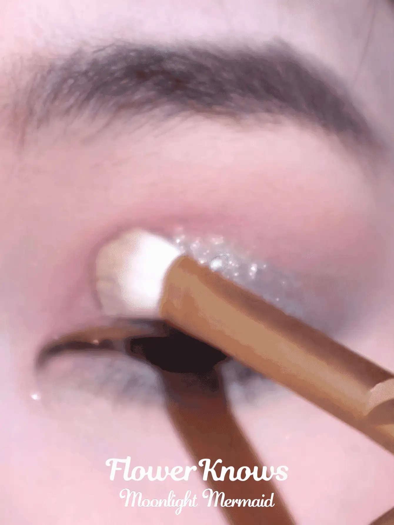 Flower Knows Bảng Phấn Mắt Họa Tiết Nàng Tiên Cá Ánh Trăng 5 Màu Trang Sức 03 Khay Phấn Mắt Ocean Siren - 03 Ocean Siren - Xem 2