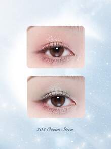 Flower Knows Bảng Phấn Mắt Họa Tiết Nàng Tiên Cá Ánh Trăng 5 Màu Trang Sức 03 Khay Phấn Mắt Ocean Siren - 03 Ocean Siren - Xem 5