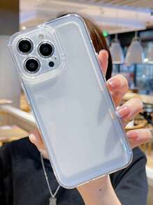 基本款手机壳 2 件透明防摔手机壳 适用于 iPhone 15/15Pro/15Plus/15Promax - 無色 - 查看 4