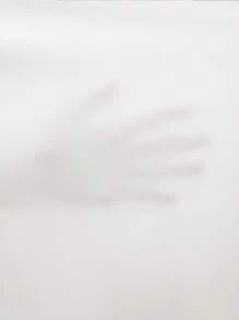 SHEIN VCAY 蕾絲拼接小高領上衣和裙子 - 白色 - 查看 6