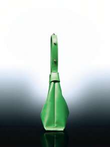 SHEIN ICON 小流浪包綠色時尚單肩包