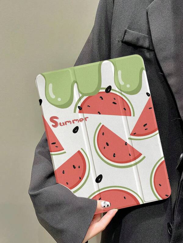 Watermelon Pattern Case Compatible With iPad SHEIN JAPAN