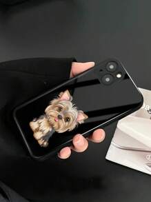 Funda para móvil con patrón de perro de vidrio - Multicolor - Ver 1