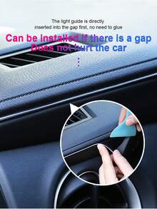 1Pc 118 Inch 300Cm Neon Ô Tô Dải Đèn LED Ánh Sáng RGB USB Đèn LED Môi Trường Xung Quanh Bộ Với Sợi Quang - Nhiều màu - Xem 6