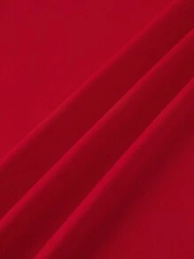 Manfinity Dauomo Men Letter Graphic Tee - Red - View 6