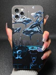 サメ柄スマホケース - マルチカラー - チェックする 1