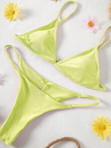 Bikinx 素色三角杯比基尼泳裝