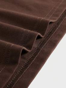 ROMWE MEN Academia 男士棉质蘑菇和青蛙图案 T 恤，学校