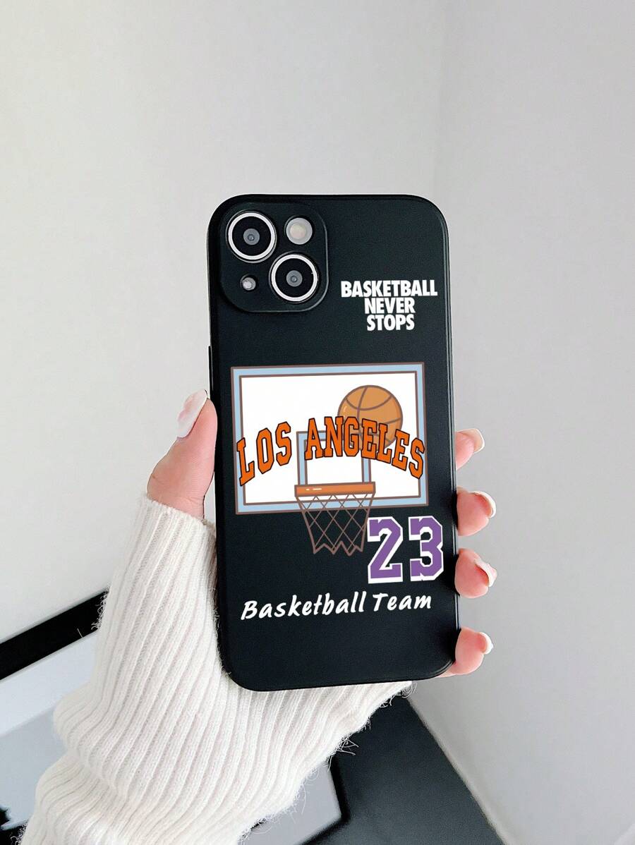 Basketball Pattern Phone Case - Multicolor - View 1