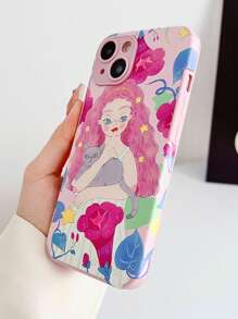 Cartoon Girl Pattern Phone Case