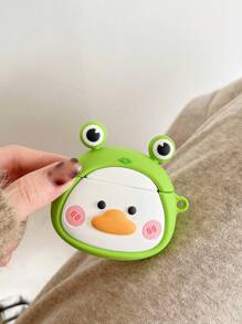 Funda compatible con Airpods de pato de dibujos animados diseño - Multicolor - Ver 6