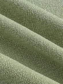 SHEIN MOD 休閒垂褶 褶邊純色女士背心