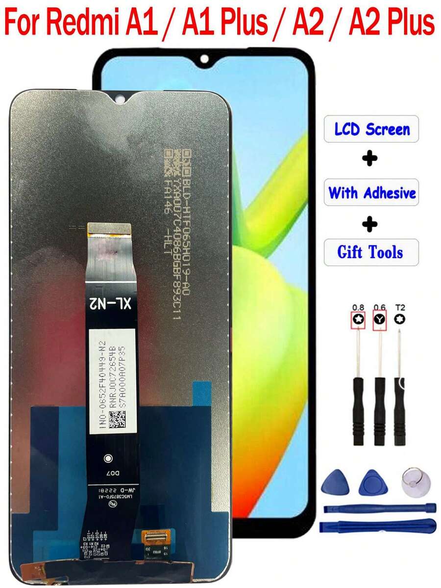 1入組6.5"適用於小米RedmiA1大碼A2A1A2大碼液晶顯示器觸控式螢幕數字轉換器組裝+工具 - 黑色 - 查看 1