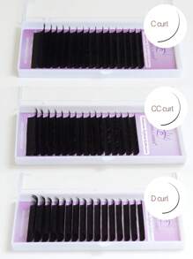 Lông mi giả, Ghép nối mi Tự nhiên C C D Curling Nga Khối lượng 0,15 0,20 Chiều dài 16 hàng Lông mi giả Cụm lông mi để mặc hàng ngày - màu đen - Xem 9