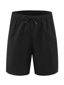 Manfinity Sport Corelite Men Drawstring Waist Zip Pocket Sports Shorts