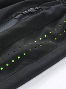 Manfinity Sport Corelite Men Drawstring Waist Zip Pocket Sports Shorts