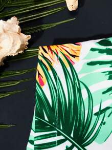 Surfspeed 男士熱帶圖案腰部抽繩泳褲 - 彩色 - 查看 3