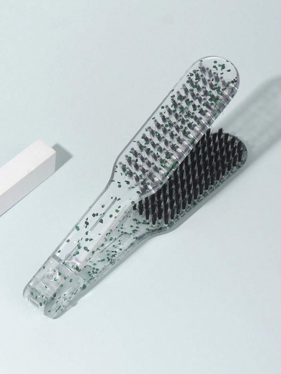 Lược Chải Tóc, Lược Chải Hai Mặt Dụng Cụ Duỗi Tóc Chuyên Nghiệp Chống Tĩnh Điện Lược Chải Tóc Detangling Lược Chải Tóc Cho Nhà Tạo Mẫu Tóc Và Phụ Nữ - màu xanh lá - Xem 1