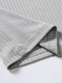 Manfinity Homme Men Letter Patched Detail Polo Shirt - Grey - View 5