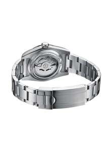 Men Round Pointer Date Quartz Watch - Blue - View 4