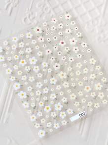 Sticker d'ongle floral Mod, mignon et adorable décalque d'ongle accessoire d'ongle, art d'ongle en feuille pour des ongles manucures, DIY d'autocollants d'ongle