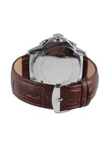 男士防水三角形指針機械手表