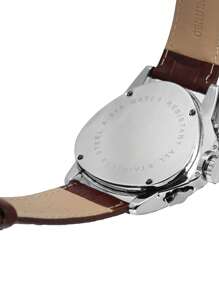 男士防水三角形指針機械手表