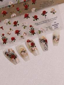 1 Pieza De Rosa Salvaje Tridimensional 3d De Color Rojo Y Rosa Para Diy Personal De Primavera, Adhesivos Especiales De Accesorios De Uñas De Salón pegatinas de uñas
pegatinas uñas
uñas pegatina
calcomanías para uñas decoración de uñas pegatinas de uñas pegatinas para uñas etiqueta engomada