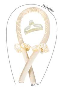 編織工具，4入組套頭髮編織工具髮圈DIY造型工具套裝髮夾 - 藕粉色 - 查看 3