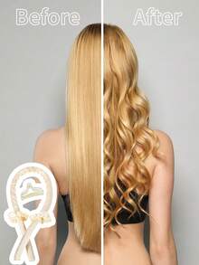 編織工具，4入組套頭髮編織工具髮圈DIY造型工具套裝髮夾 - 藕粉色 - 查看 4