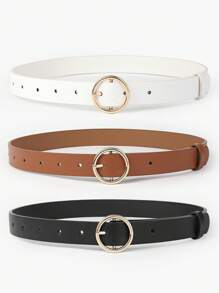 New Arrival Kids' 3pcs/Set Pu Leather Belts - Multicolor - View 3