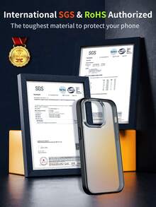 Habyby 黑色半透明啞質手機殼，手感絲滑，耐黃防摔，適用於 iPhone 11 / iPhone 13 / iPhone 14 / iPhone 15 / iPhone 12 - 黑色 - 查看 6