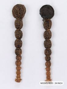 1 cái Kinky xoăn bong bóng bím tóc đuôi ngựa mở rộng cho phụ nữ - Ombre - Xem 3