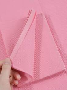 20pcs Nail Art Table Mat, Waterproof Light Pink Foldable Disposable Hand Cushion Holder Lint Paper Pad For Manicure, Nail Napkins For Acrylic Nail Practice Sheet,Nail Supplies,Nail Tools,Nail Art Tools,Back To School,Nails,Nail Tools For Press On Nails - Pink - View 7