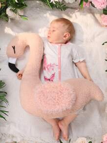 Newborn Photography Flamingo Prop & Pillow - Coral Pink - View 3