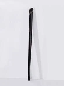 1支黑色软毛斜角拇指遮瑕刷，细节刷，圆头指套遮瑕刷，遮瑕黑眼圈化妆刷，化妆工具，粉底刷，遮瑕刷，腮红刷，轮廓刷，腮红刷，修容刷，散粉刷，粉底刷，腮红刷 - 黑色 - 查看 3